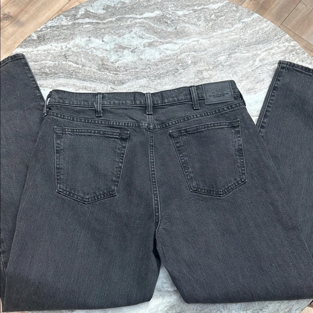 NEW Abercrombie & Fitch Men's Slim Jean Vintage Stretch Black Sz 38 X 32